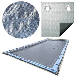 Swimline - Hydrotools Silver King Winter Pool Cover for 35 x 50 Ft Inground Pools