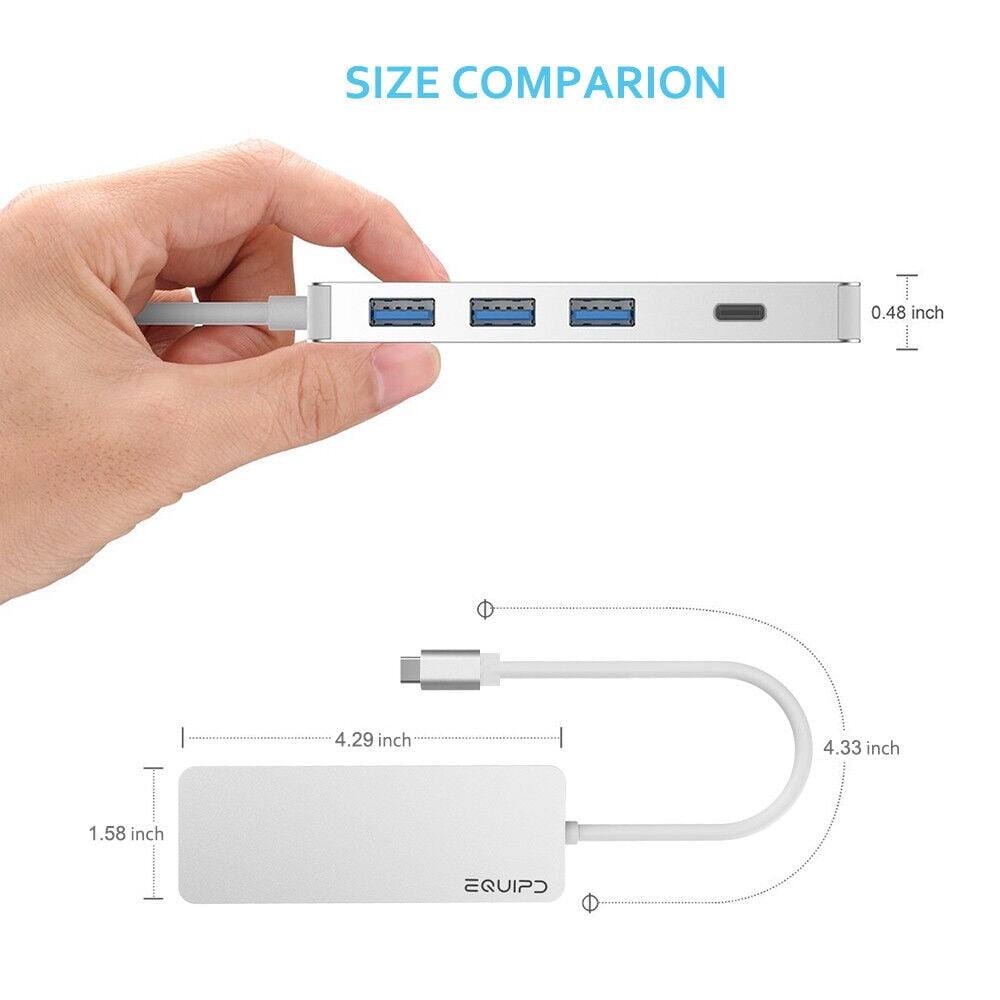 SIZE COMPARISON  
0.48 inch  
4.29 inch  
4.33 inch  
1.58 inch  
EQUIPC