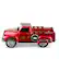 Alt View 14. QFX - Retro Classic Truck Portable Bluetooth Speaker with Bass Radiator and LED Lights - Red.