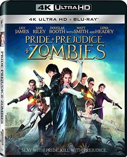 Front. Sam Riley - Pride and Prejudice and Zombies   - 4K Blu-Ray.