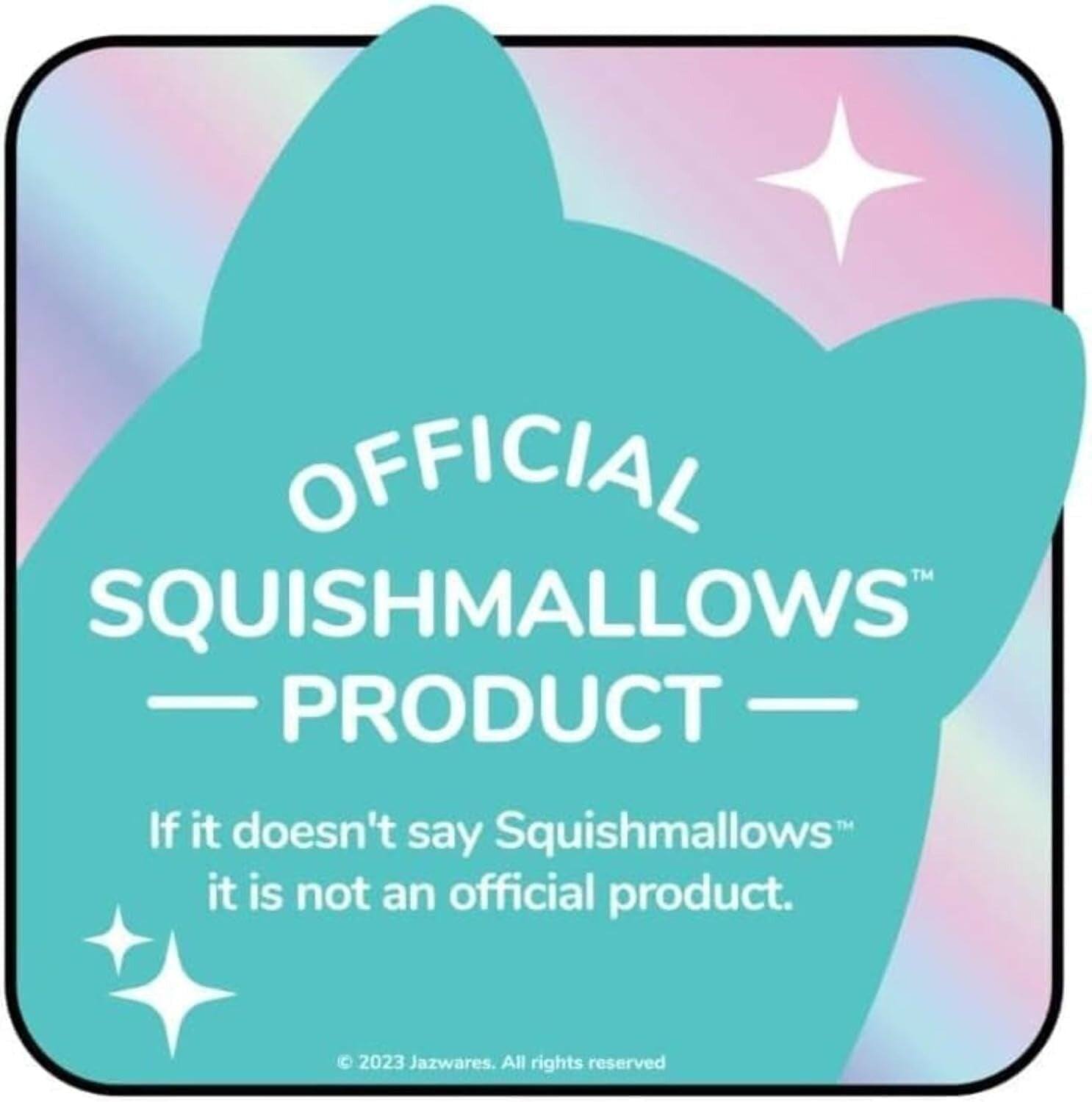 OFFICIAL SQUISHMALLOWS™ PRODUCT

If it doesn't say Squishmallows™ it is not an official product.

© 2023 Jazwares. All rights reserved