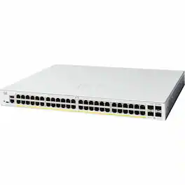 Cisco Consumer Products - Cisco Catalyst C1200-48P-4G Ethernet Switch - 48 Ports - Manageable - Gigabit Ethernet - 10/100/1000Base-T, 1000Base-X - Unknown