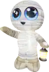 Front. GOOSH Inflatables - GOOSH 5.2FT Inflatable Cute Mummy with Lantern – Light-Up Halloween Yard Decoration - White.