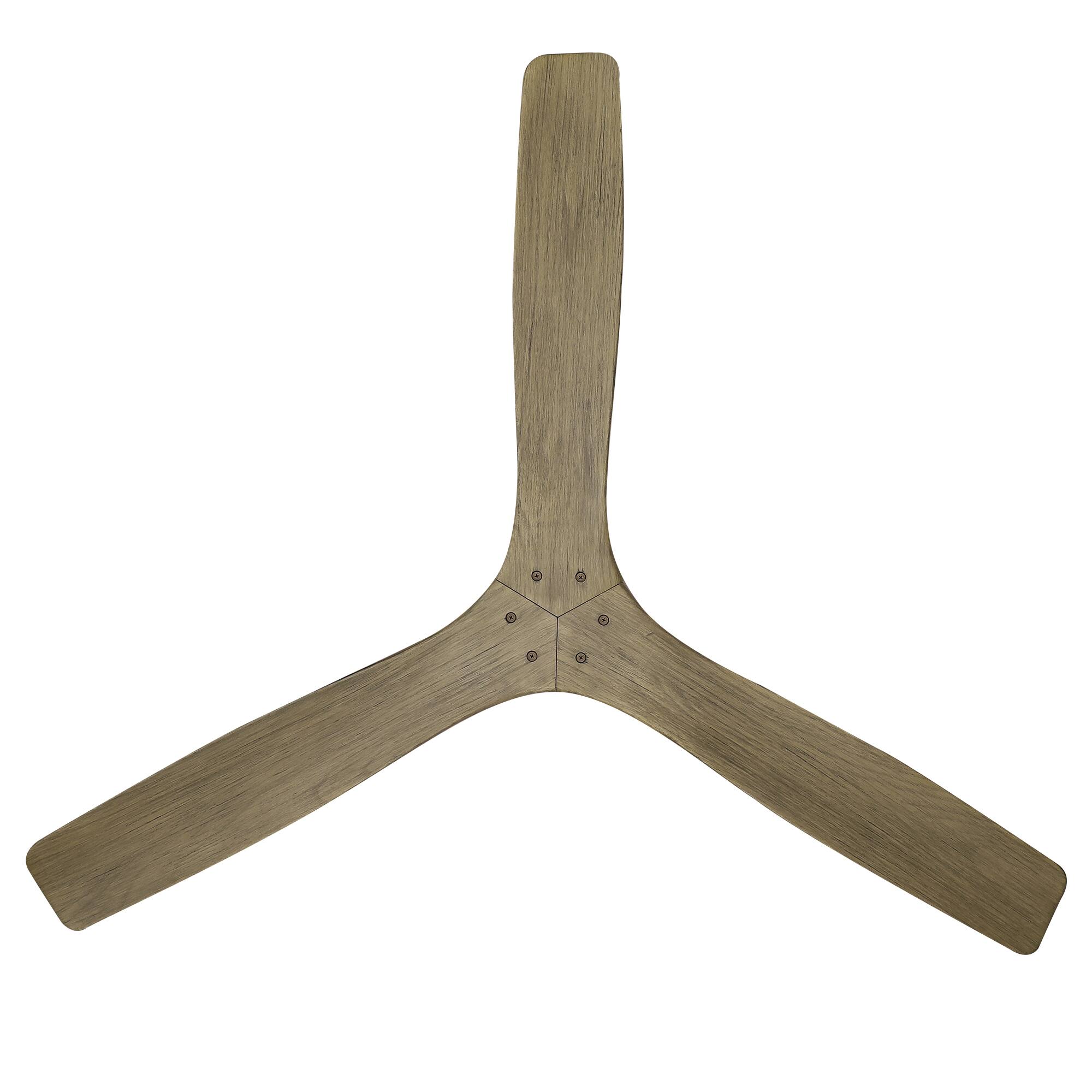 Alt View 10. Parrot Uncle - 54" Modern Solid Wood Chrome 6 Speeds Ceiling Fan with Remote, No Light - Chrome.