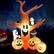 Alt View 17. Costway - 8 FT Halloween Inflatable Dead Tree w/ Pumpkins Blow up Yard Decoration - Orange.
