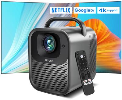 ETOE Seal Pro 4K 1080P Smart Projector, Google TV & Netflix ETOE Seal Pro 4K 1080P Smart Projector, Google TV & Netflix