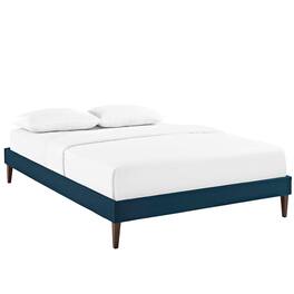 Modway - Sharon Fabric Full Bed Frame with Squared Tapered Legs - Blue