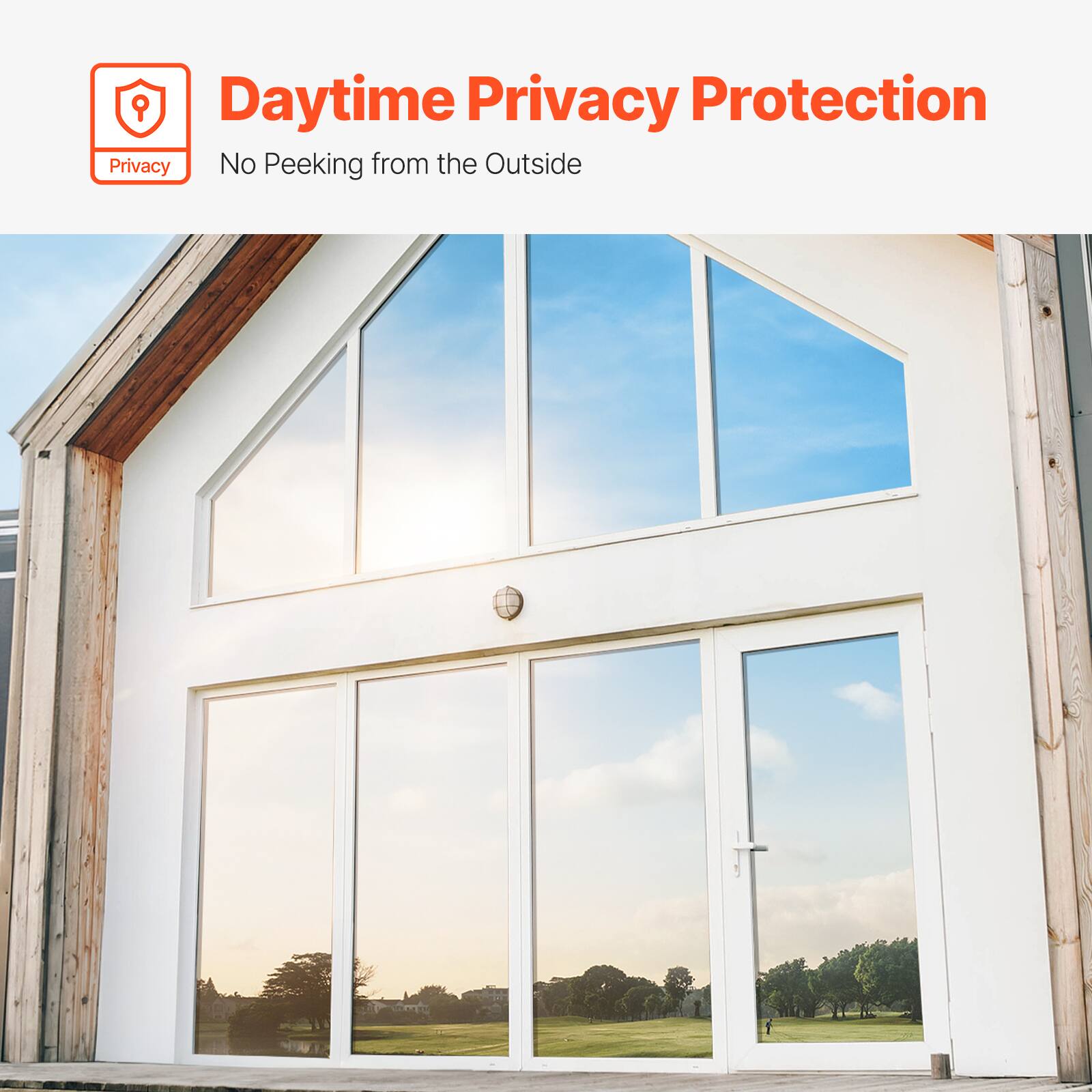 Daytime Privacy Protection  
No Peeking from the Outside