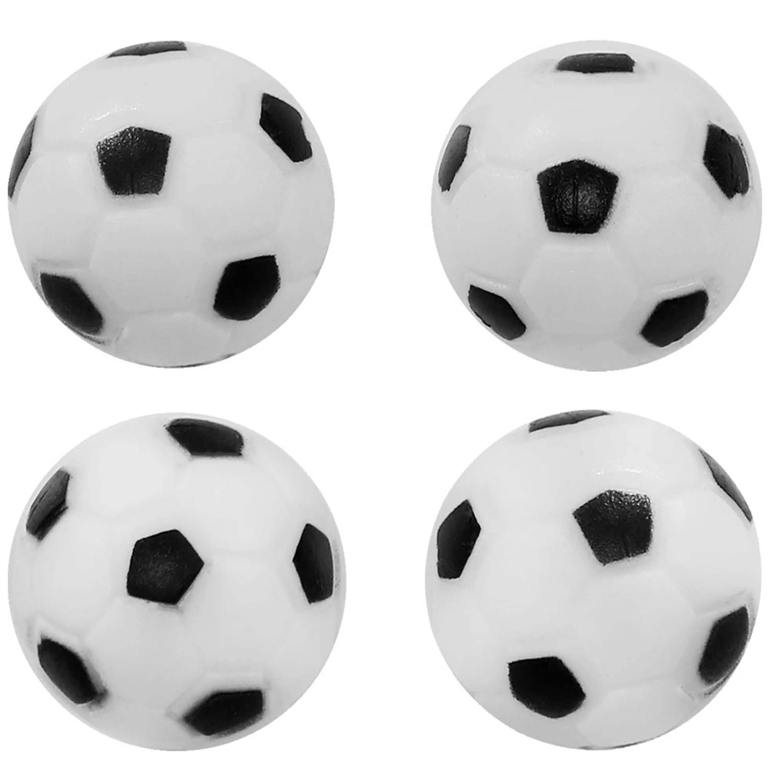 Front. Sunnydaze - 36 mm ABS Standard Foosball Table Replacement Balls - 4-Pack - White.