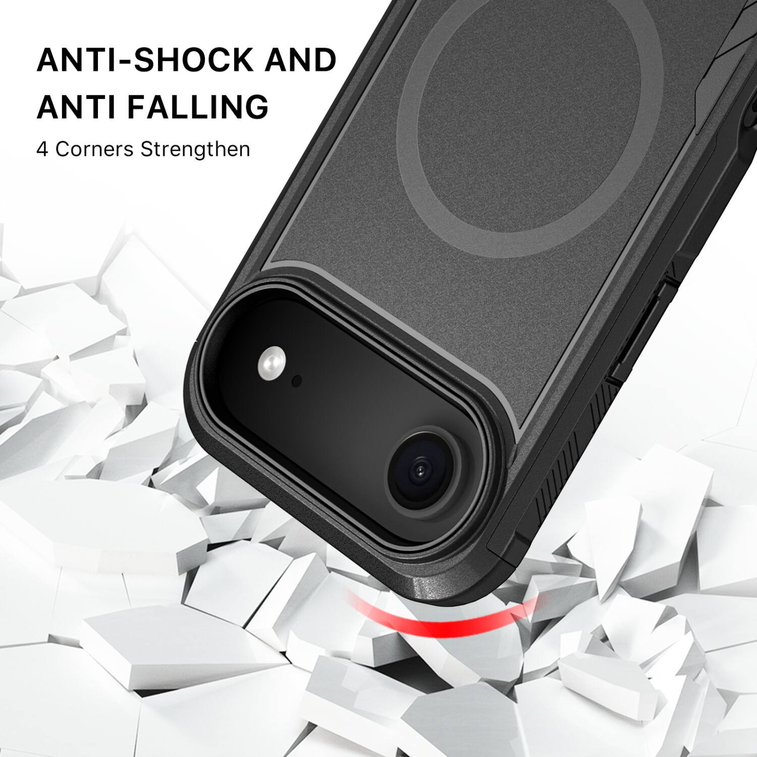 ANTI-SHOCK AND ANTI FALLING  
4 Corners Strengthen