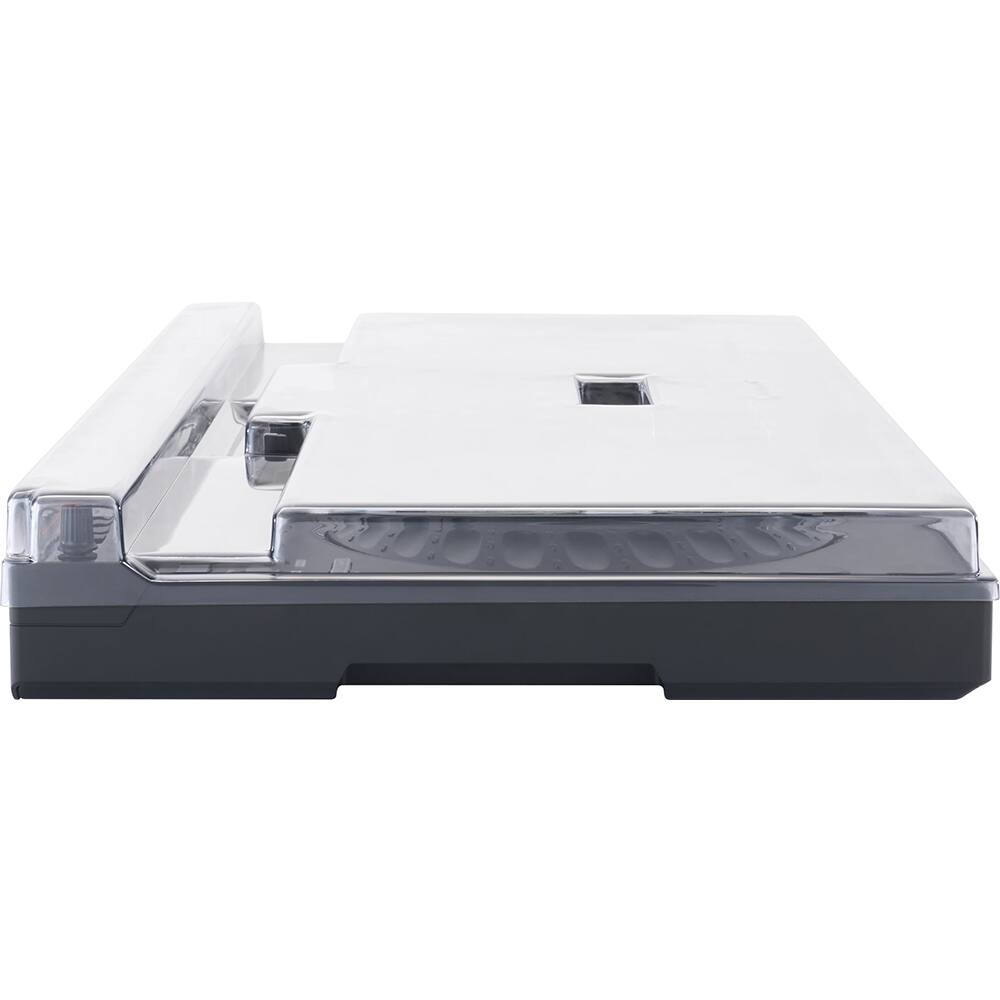 Alt View 4. Decksaver - Cover for AlphaTheta DS-PC-DDJGRV6 - Smoked|Clear transparency.