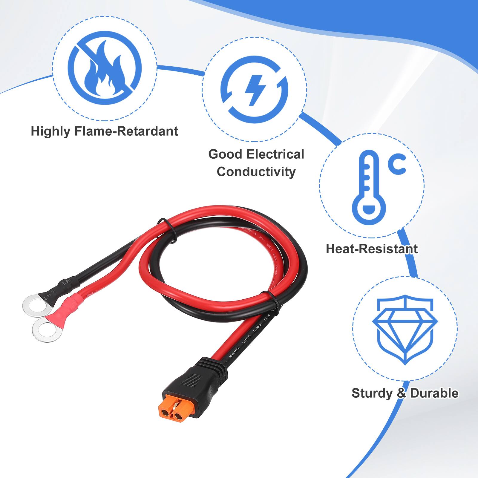 4 Highly Flame-Retardant Good Electrical Conductivity Heat-Resistant 1420°C Sturdy & Durable