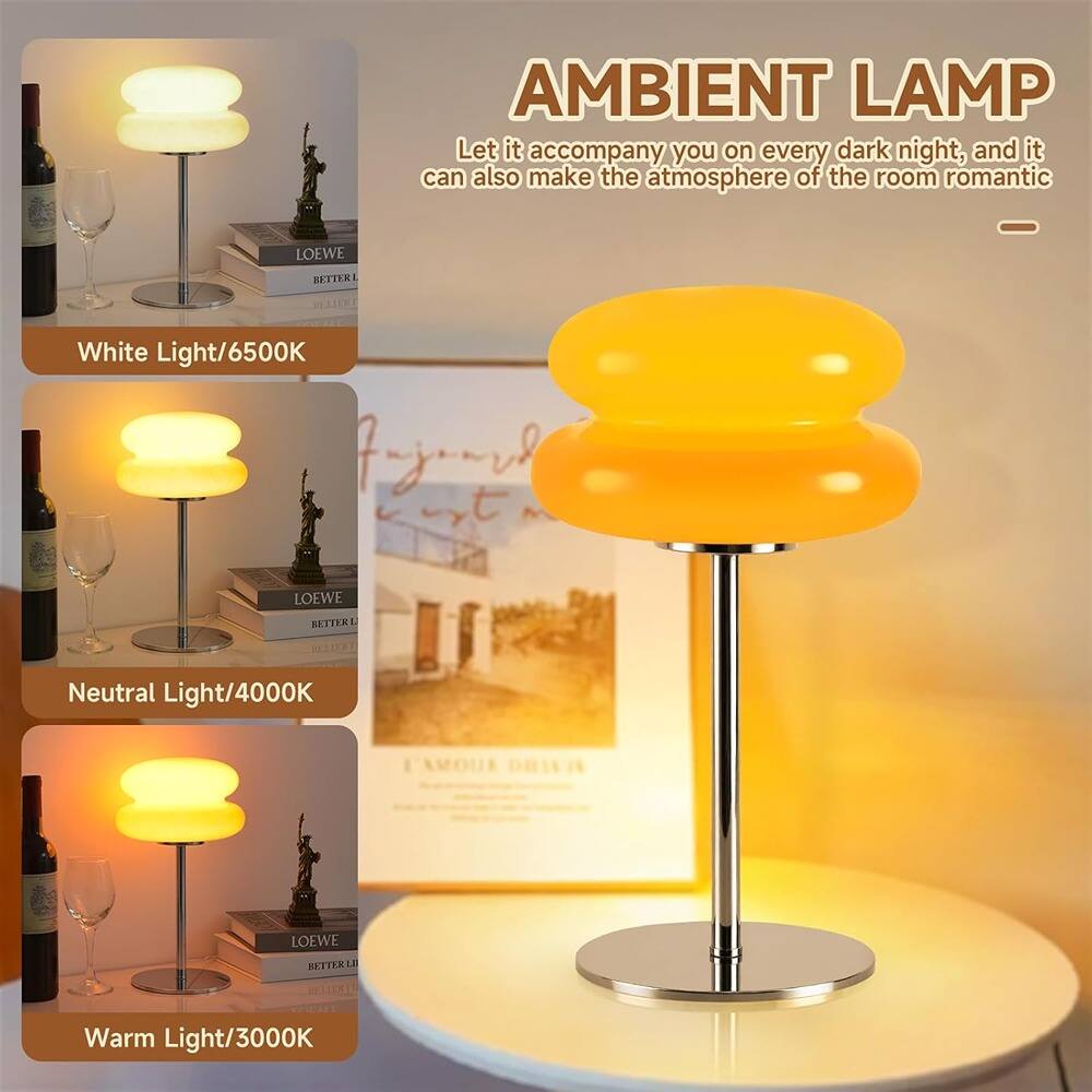 AMBIENT LAMP  
Let it accompany you on every dark night, and it can also make the atmosphere of the room romantic  

- White Light/6500K  
- Neutral Light/4000K  
- Warm Light/3000K