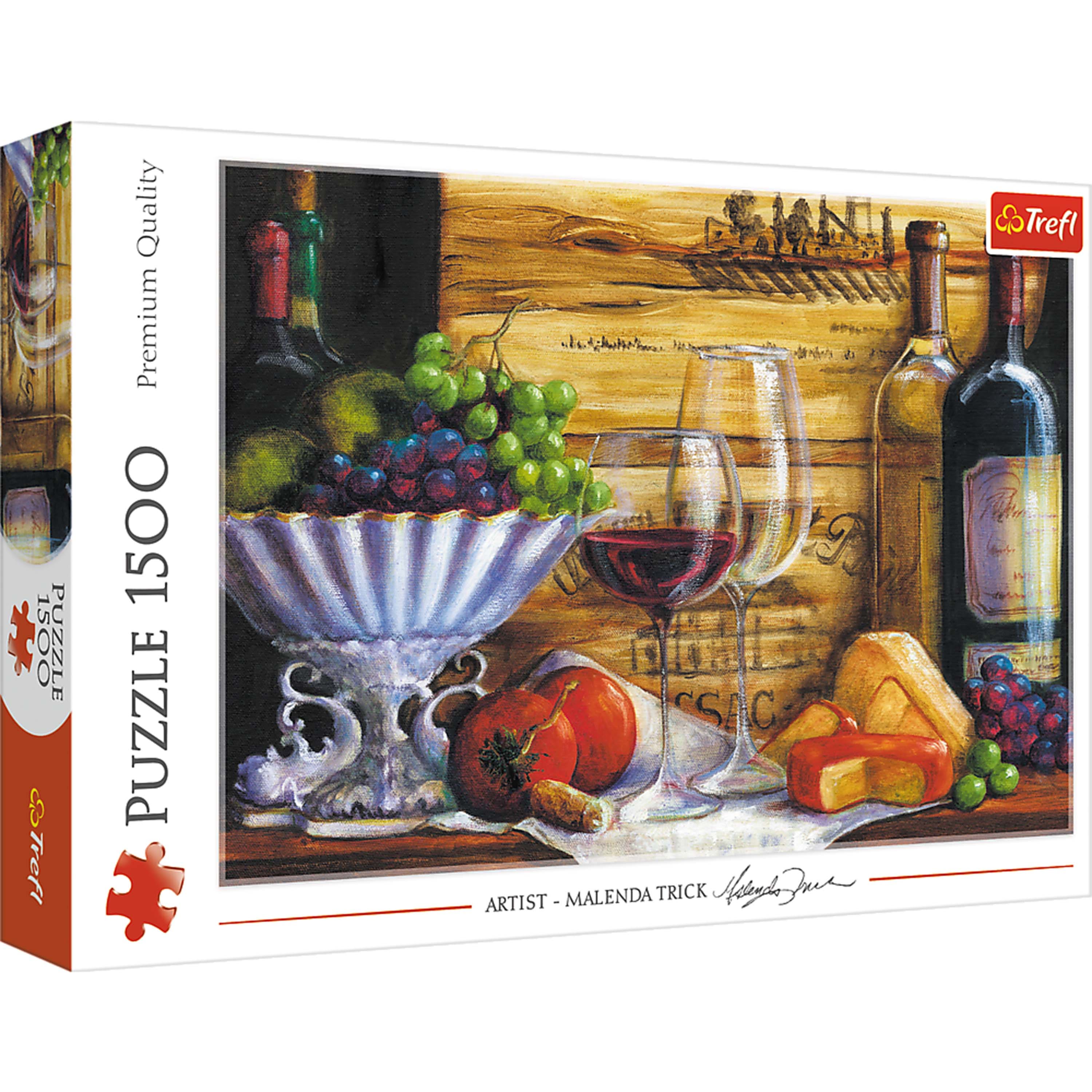 Trefl - Red 1500 Piece Puzzle - In the vineyard