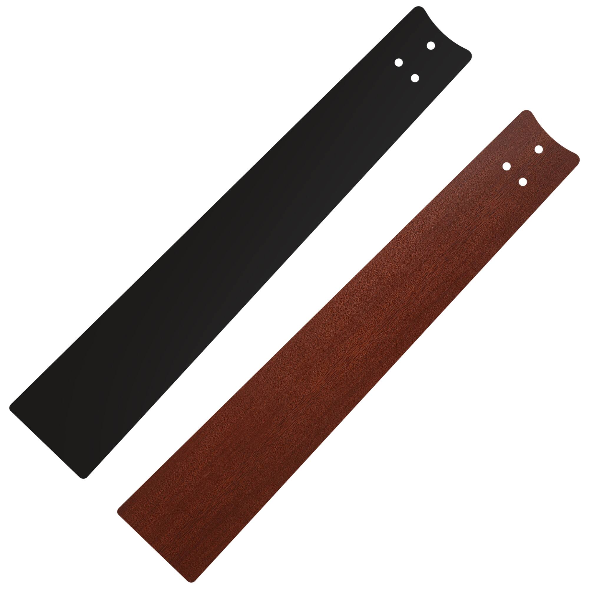 Alt View 10. Breezary - 72-Inch LED Ceiling Fan, 8 Blades, 22W DC Motor, 3 Color Temperatures, Remote Control, 6 Speed Settings, 6"&10" Downrods - 72-inch Black.