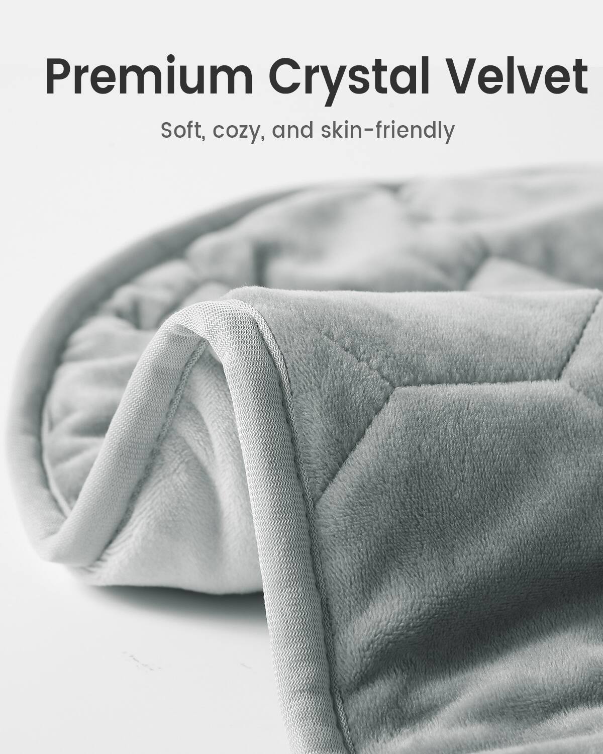 Premium Crystal Velvet  
Soft, cozy, and skin-friendly