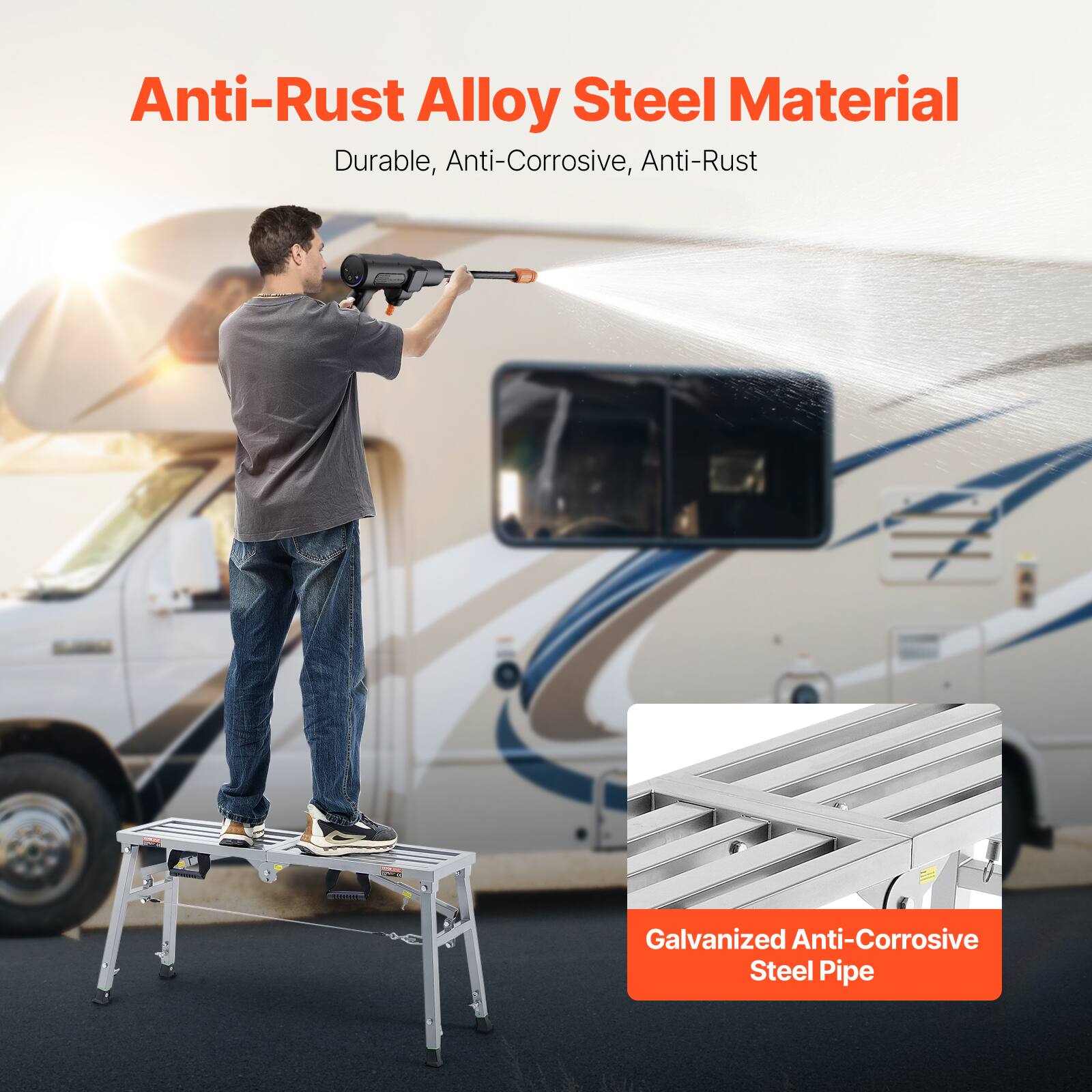 Anti-Rust Alloy Steel Material  
Durable, Anti-Corrosive, Anti-Rust  

Galvanized Anti-Corrosive Steel Pipe