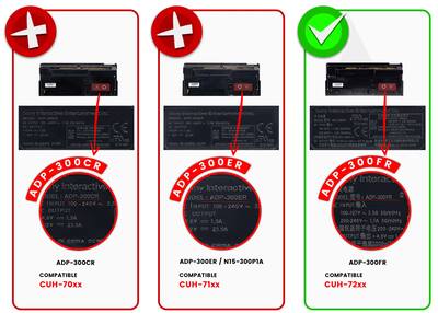 Power Supply Unit (ADP 300FR, CUH 72xx) (4PIN) Compatible For Power Supply Unit (ADP 300FR, CUH 72xx) (4PIN) Compatible For