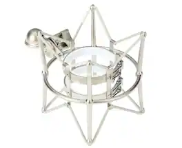 Shockmount for Warm Audio WA-47 Condenser Microphone with Hinged Design for Positioning Flexibility