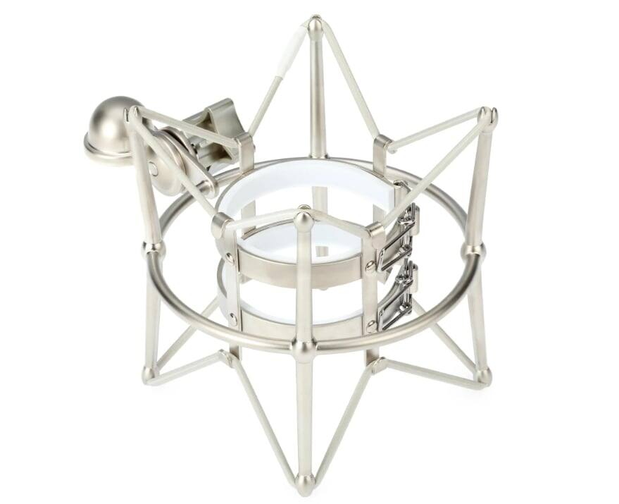 Front. Warm Audio - Shockmount for Warm Audio WA-47 Condenser Microphone with Hinged Design for Positioning Flexibility.