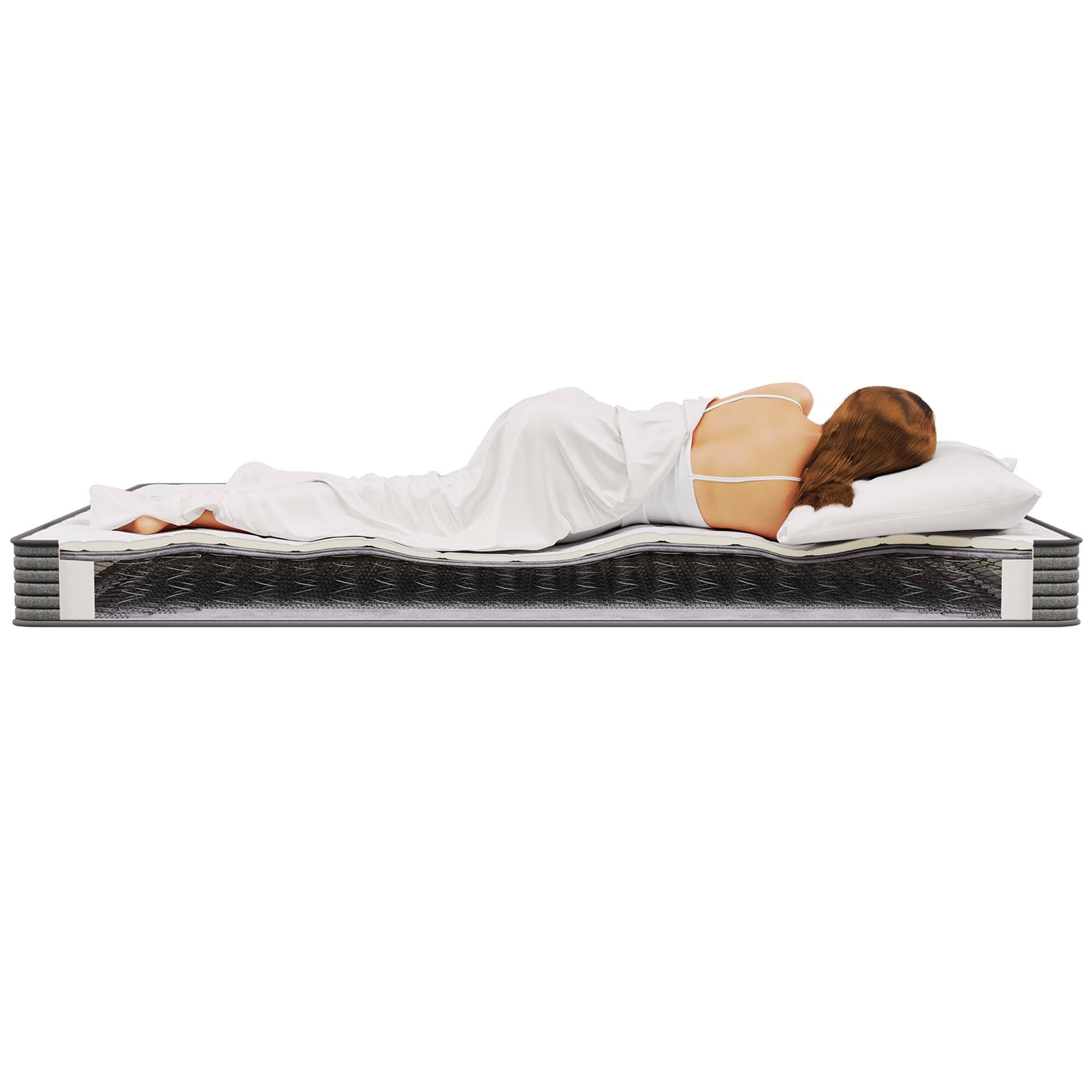 Alt View 9. Modway - Kate 6" King Mattress by Modway - White.