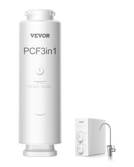 VEVOR - PCF Replace Filter, 6-layer PCF Composite Water Filter Replacement, PCF Composite Filter, Reduces Chlorine & Odo - White