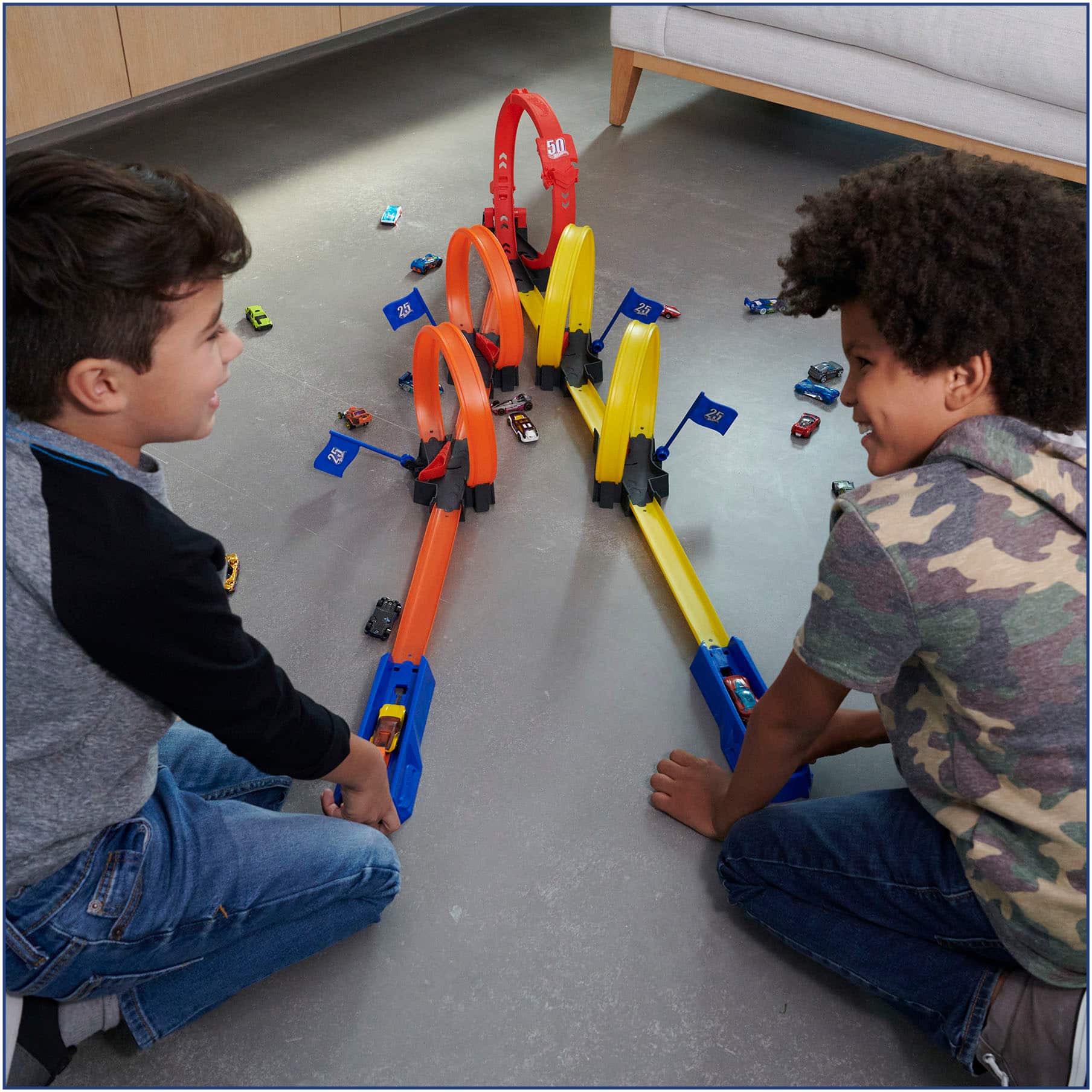 Alt View 17. Hot Wheels - Multi-Loop Race Off Track Set.