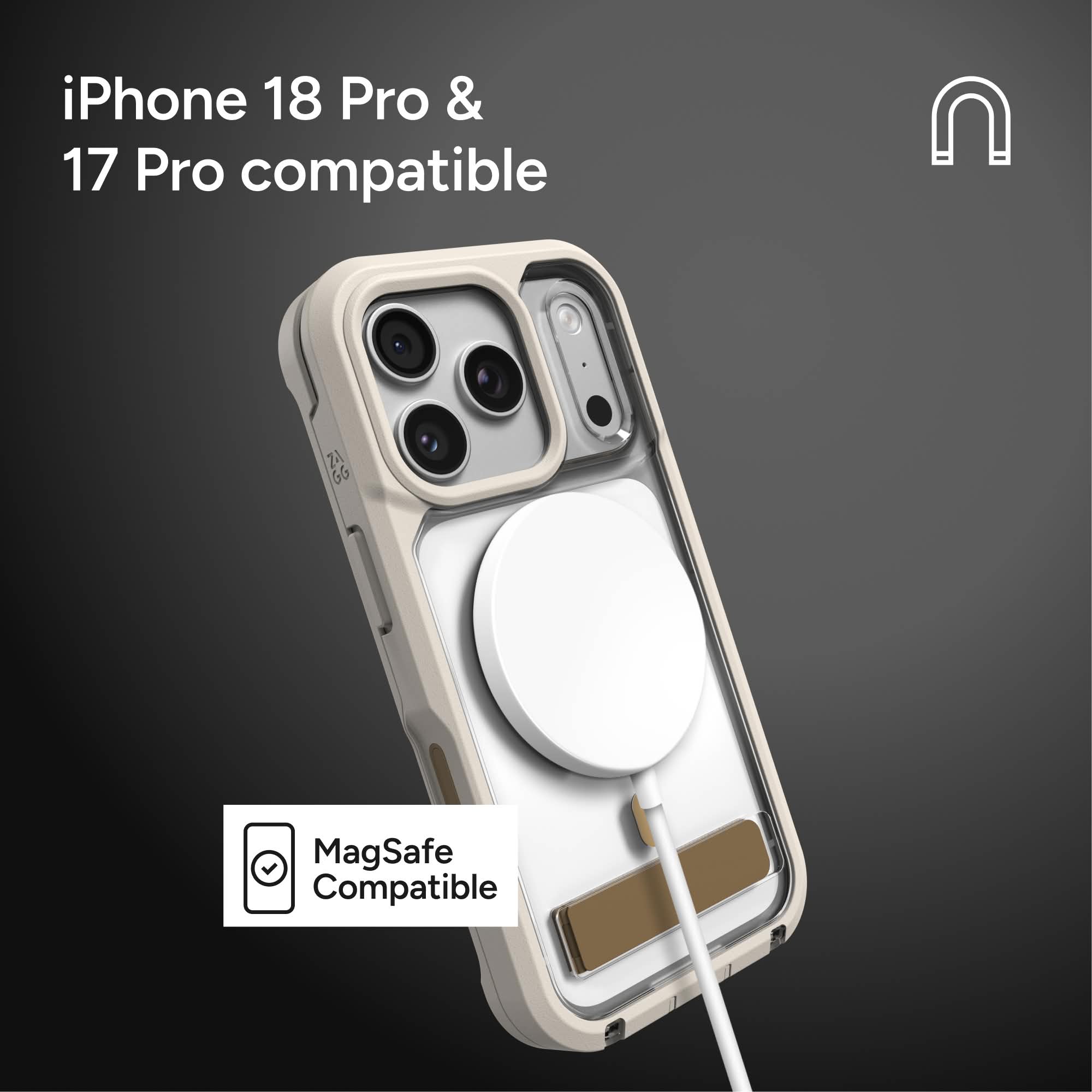iPhone 18 Pro & 17 Pro compatible

MagSafe Compatible