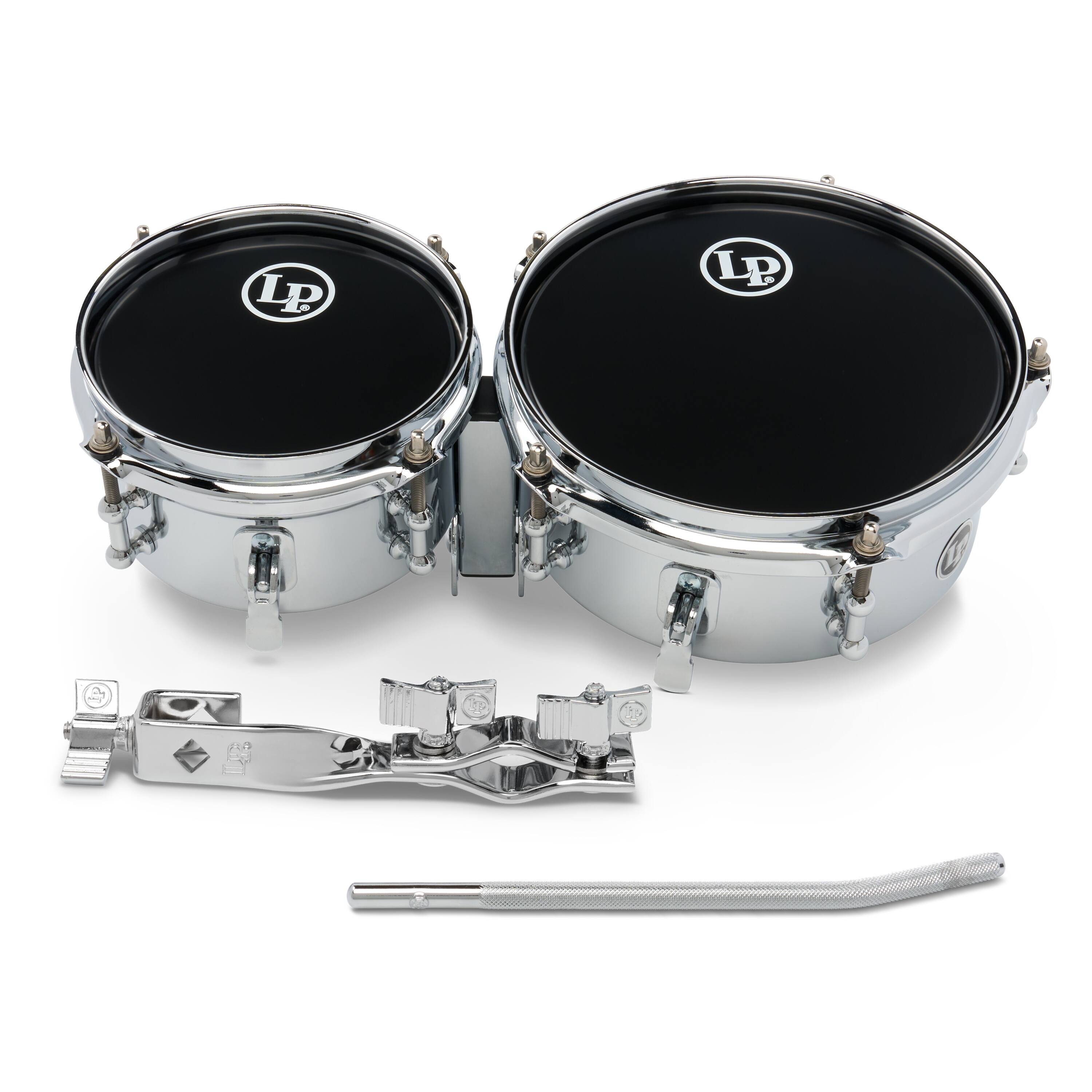 Left. Latin Percussion - 6" & 8" Mini Snare Timbales.