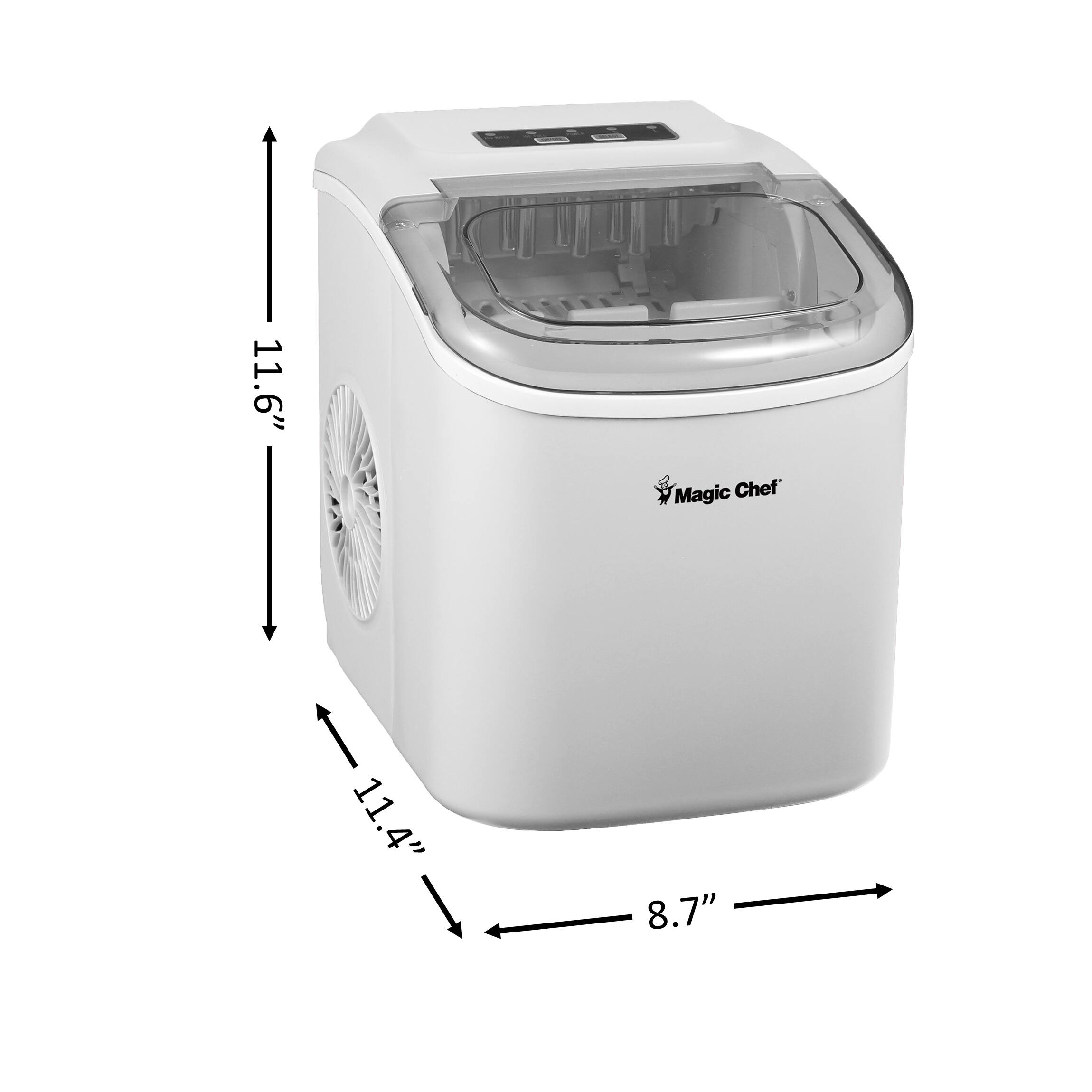 11.6"  
Magic Chef  
11.4"  
8.7"