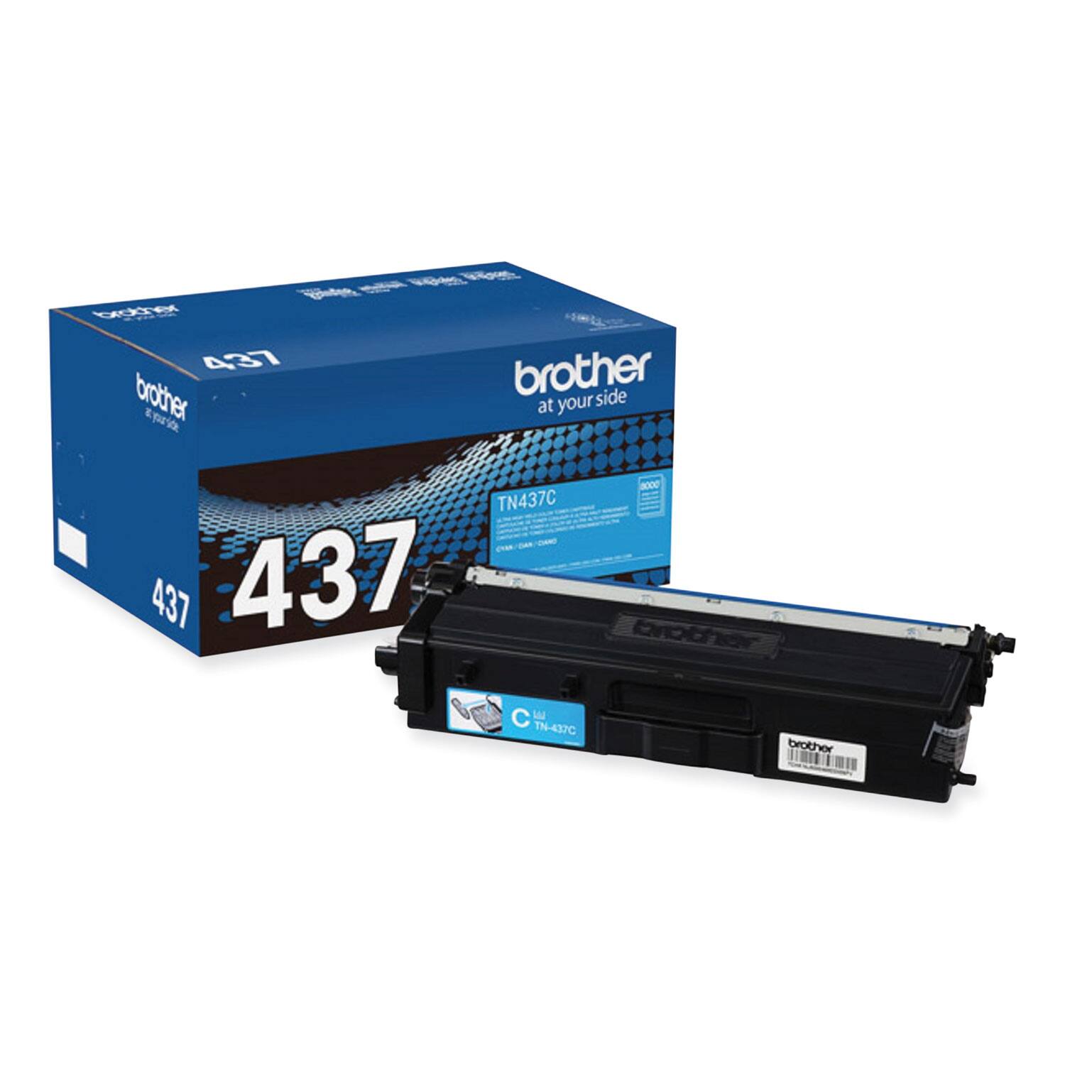 Brother TN437C 8,000 Page Yield Ultra High Yield Toner Cyan TN437C