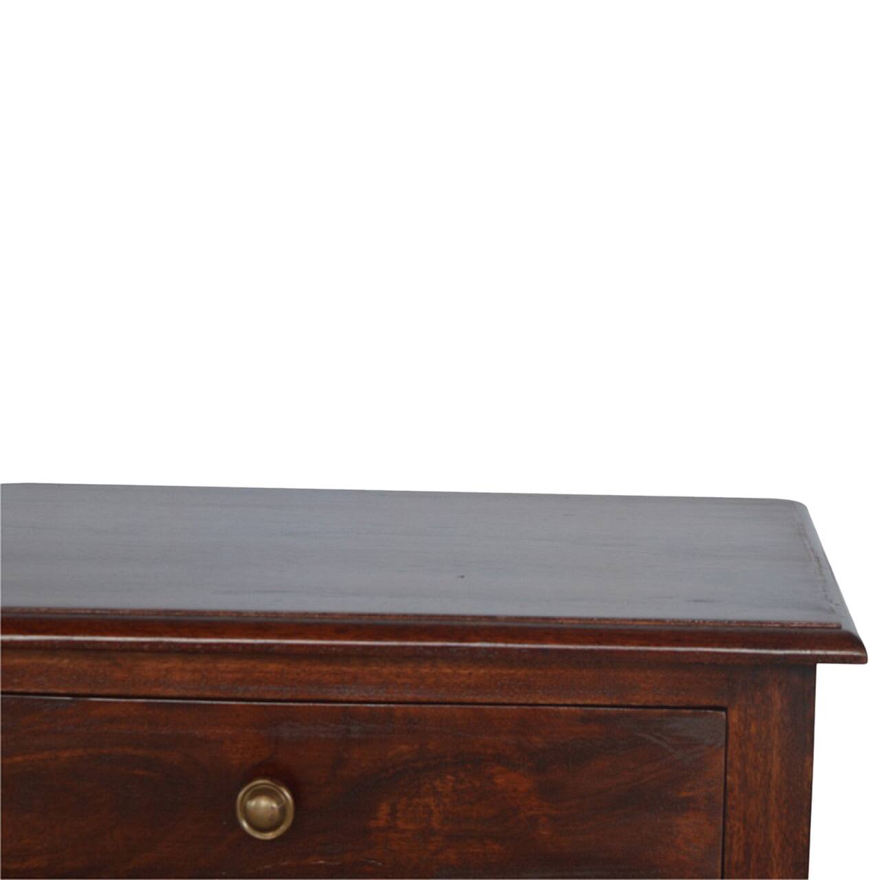 Back. Artisan Furniture - Turned Occasional Table - Brown.