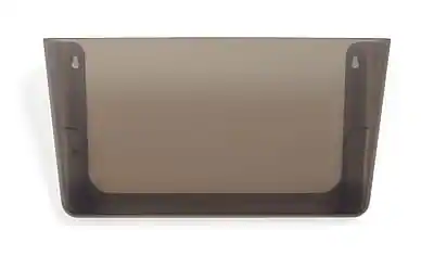 Front. TRU RED - TRU RED™ Plastic Letter Wall File, Smoke (TR55343) - Smoke.