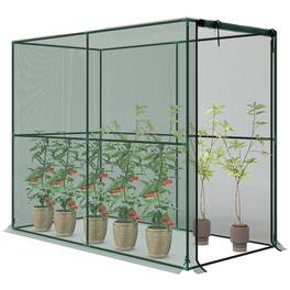 Outsunny - Cage, Plant Protection Tent with Zippered Door - Green