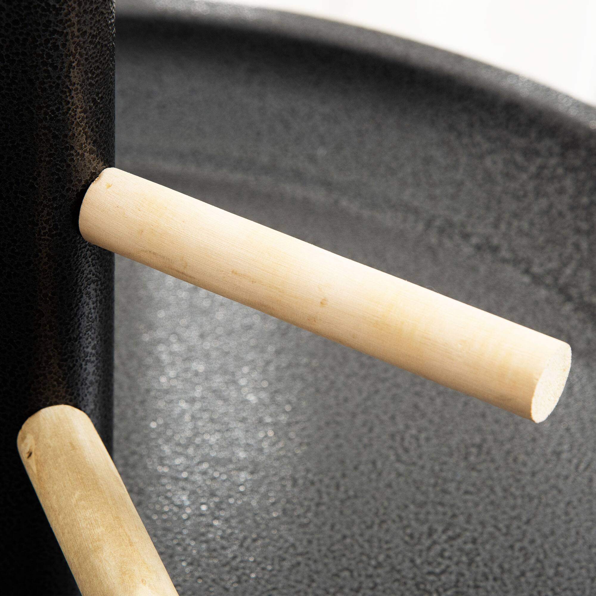 Alt View 4. Pawhut - Bird Play Stand, Portable Parrot Perch, Bird Feeder Station, with Four Wheels, Stainless Steel Feeding Bowls, Round Tray - Grey.