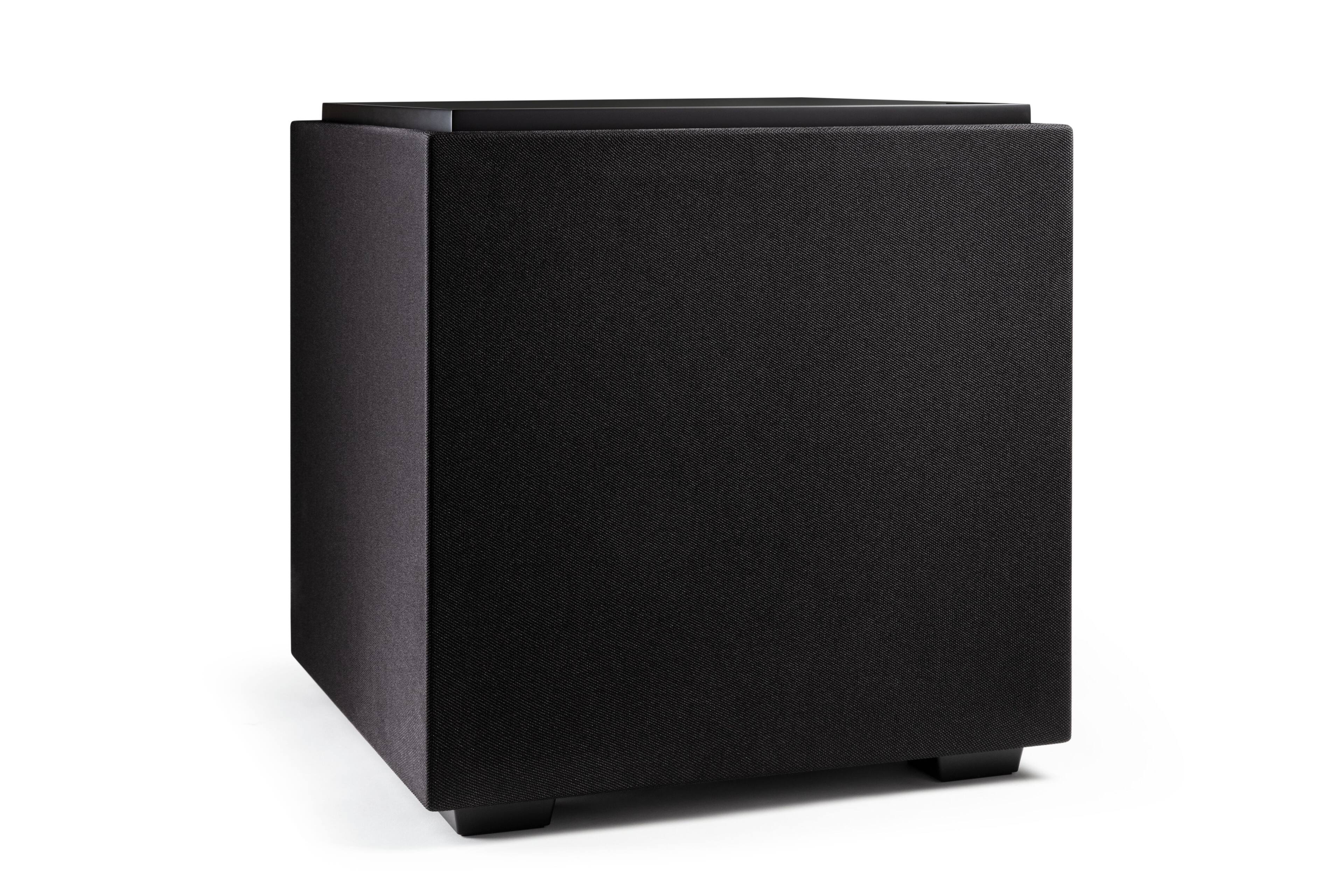 Angle. Definitive Technology - Descend DN10 10" Sub, 3XR Architecture, 500W Peak Class D Amplifier, (2) 10" Bass Radiators - Black.