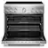 Alt View 14. KitchenAid - 36 in. Wide 6 element 5.1 cu. ft. Freestanding Electric Induction Commercial-Style Range with Air Fry - Stainless Steel.