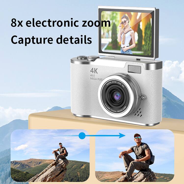 8x electronic zoom  
Capture details  
4K  
48.0 MEGA PIXEL  
DIGITAL ZOOM LENS 1x  
F=2.4MM  
MACRO