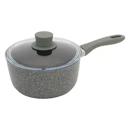 ZWILLING - Parma Plus 2.9-qt Aluminum Nonstick Saucepan with Lid - Gray