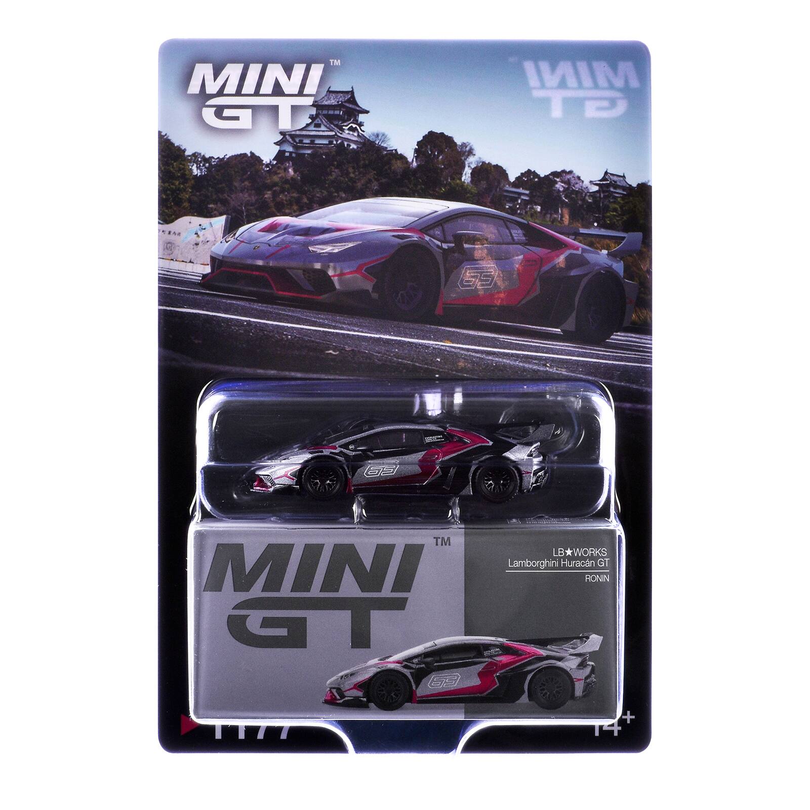 MINI GT  
LB*WORKS Lamborghini Huracán GT RONIN