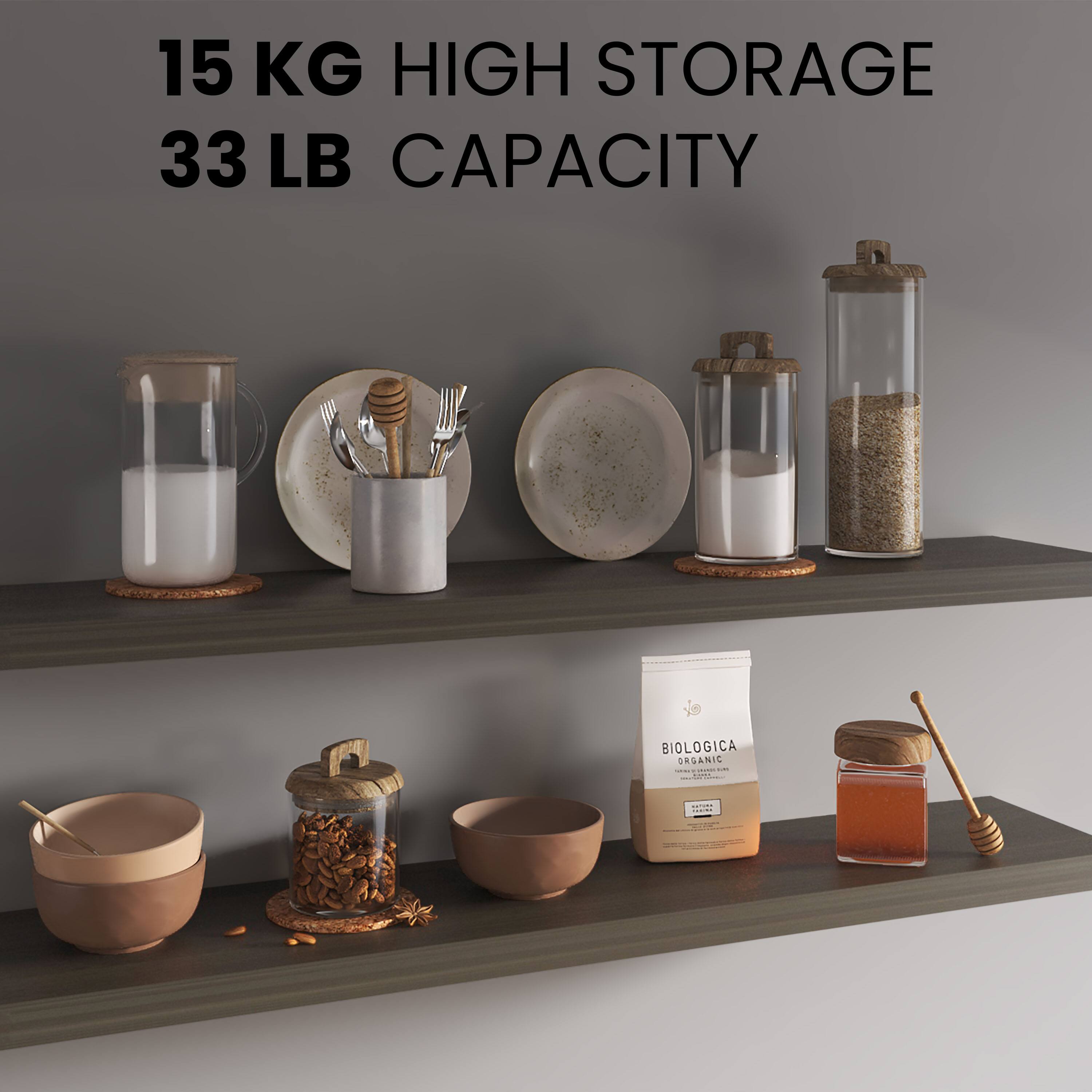 15 KG HIGH STORAGE  
33 LB CAPACITY  

BIOLOGICA ORGANIC