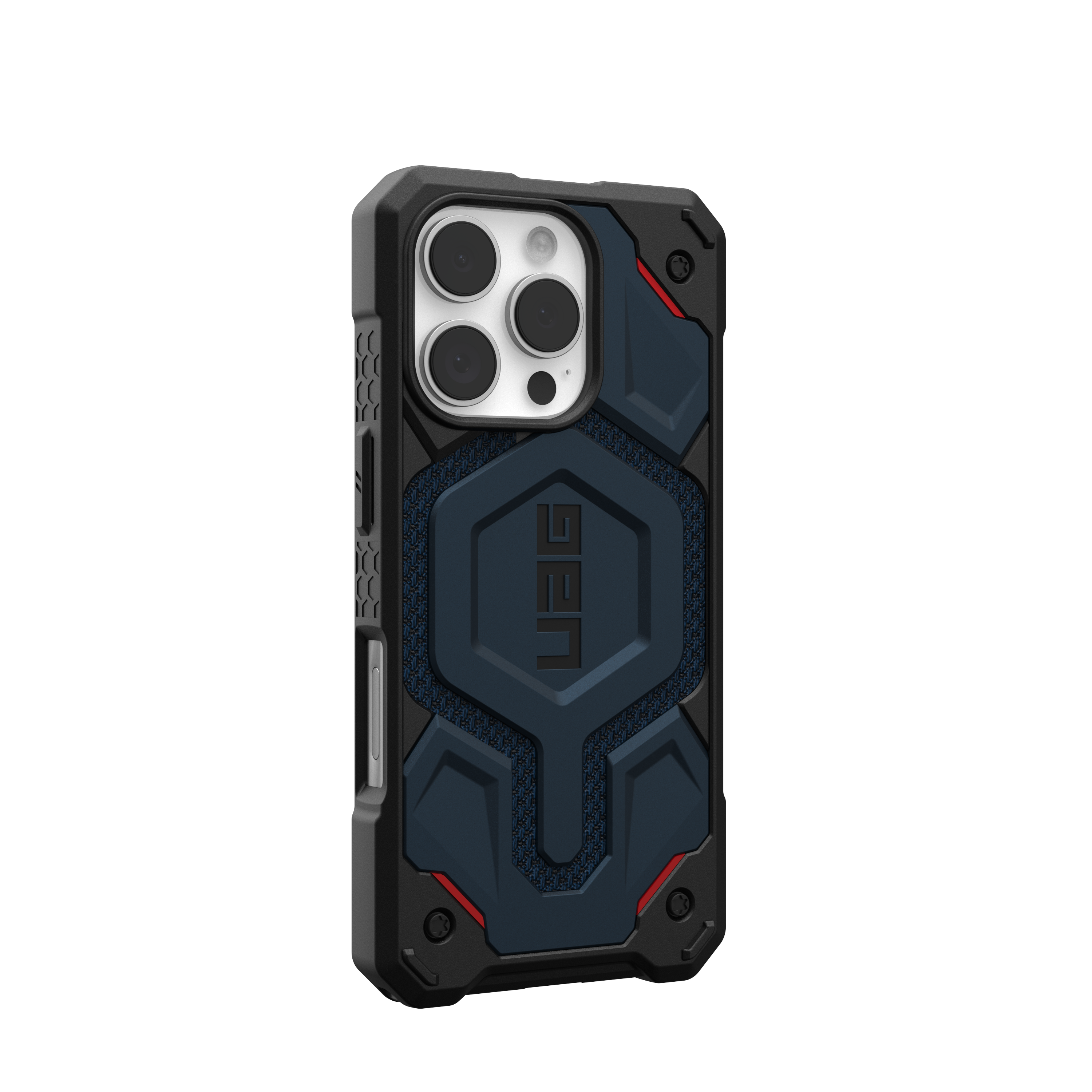 Alt View 2. UAG - Monarch Pro Series Case with Magsafe for Apple iPhone 16 Pro - Kevlar Mallard.