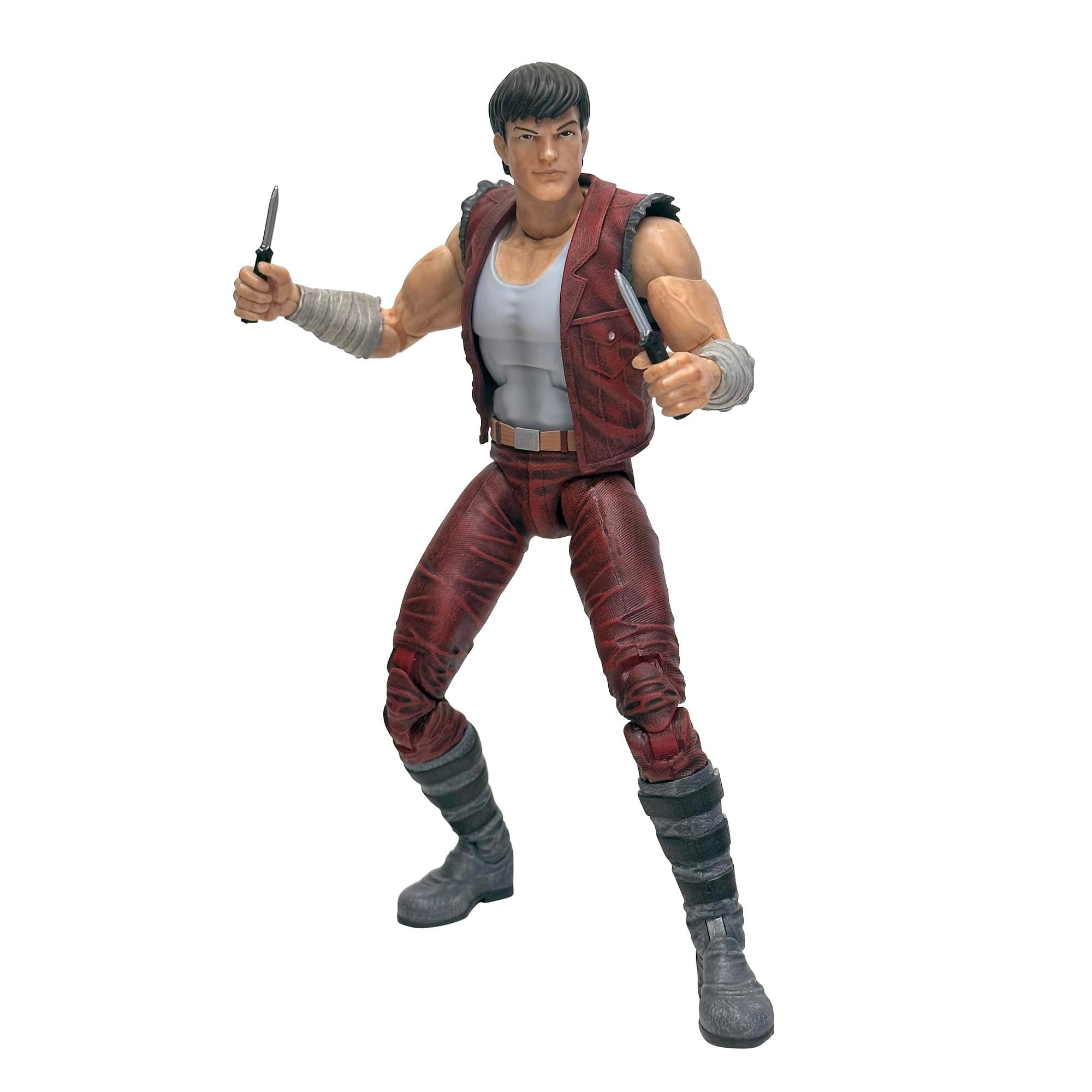 Front. Toynk - Double Dragon Jimmy Lee 7-Inch Deluxe Action Figure - Red.