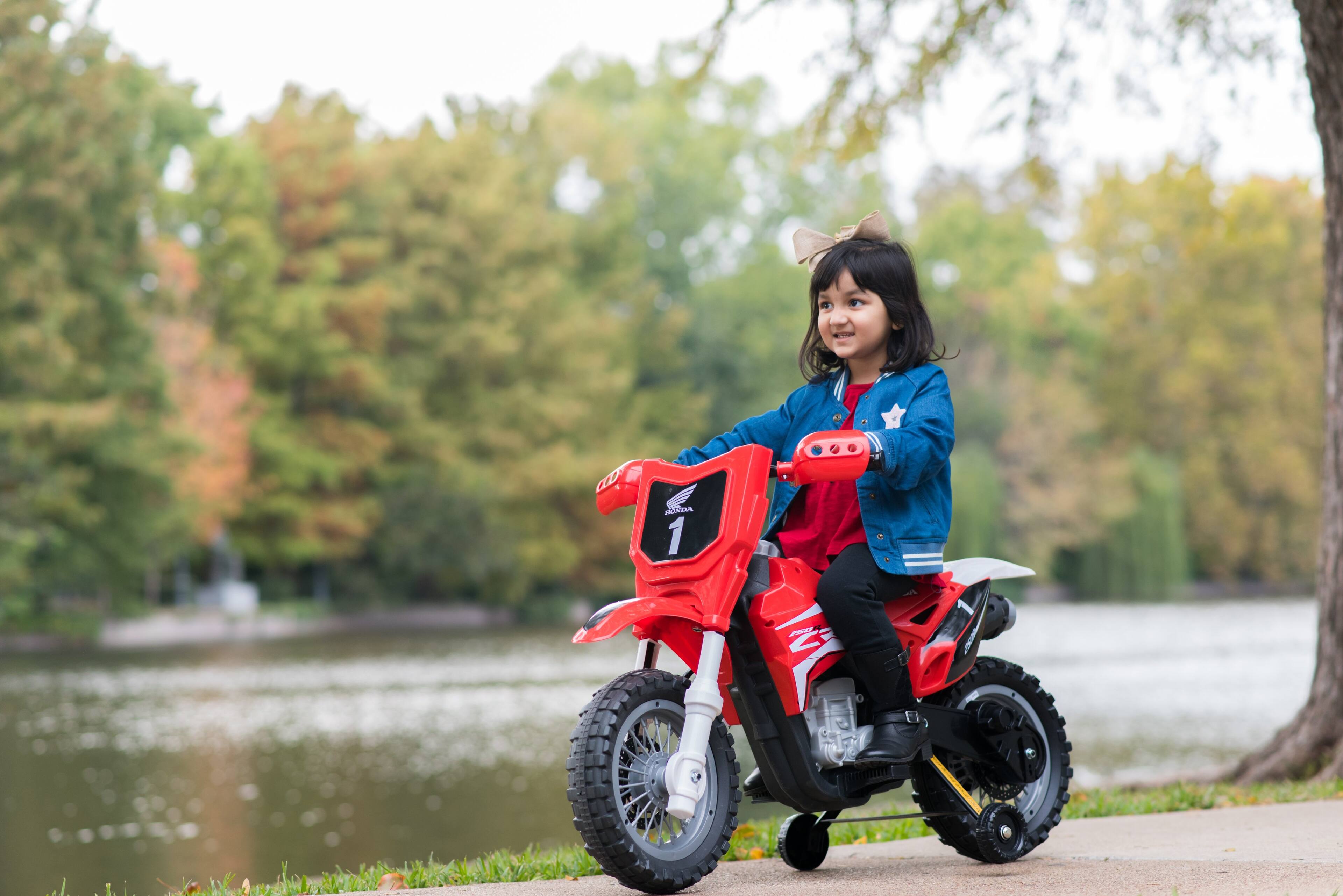 Alt View 15. Best Rideon Cars - Honda CRF250R Dirt Bike 6V Red - Red.