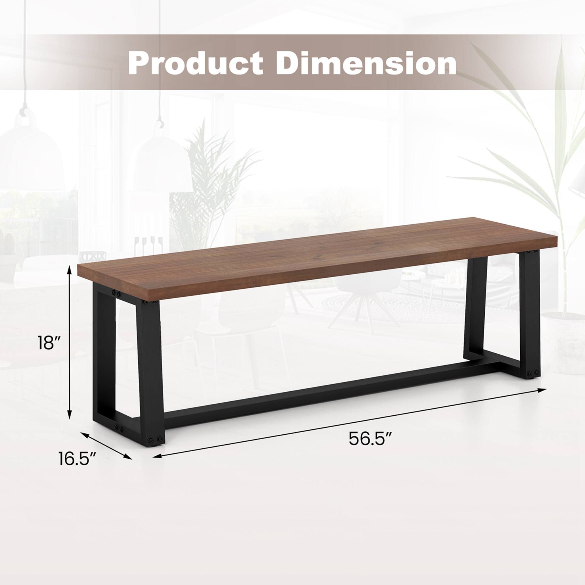 Product Dimension: 18" x 16.5" x 56.5"