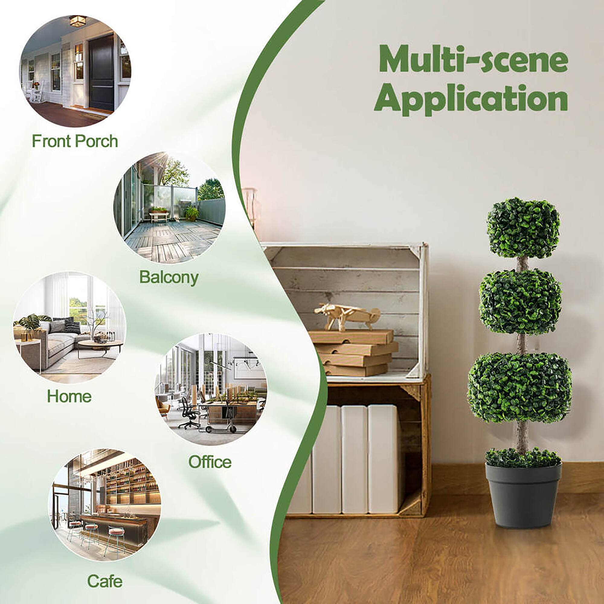 Multi-scene Application

- Front Porch
- Balcony
- Home
- Office
- Cafe