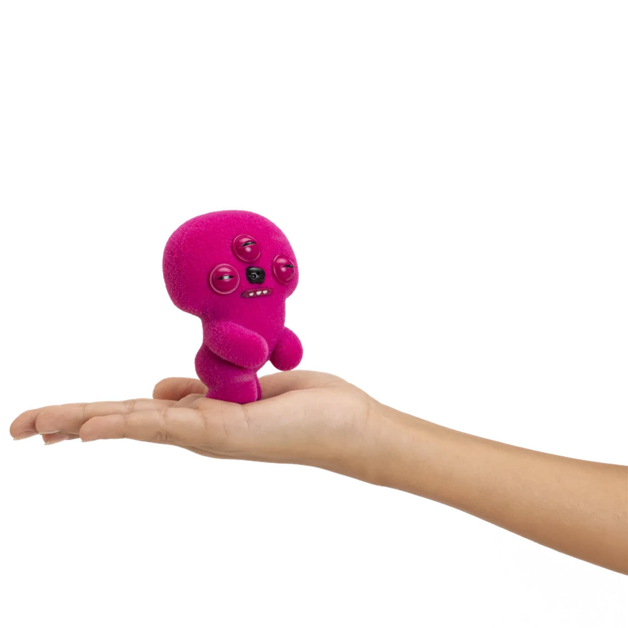 Alt View 2. ZURU - Fuggler Farting 3.5 Inch Vinyl Figure | Dark Pink Fuggler - Pink.