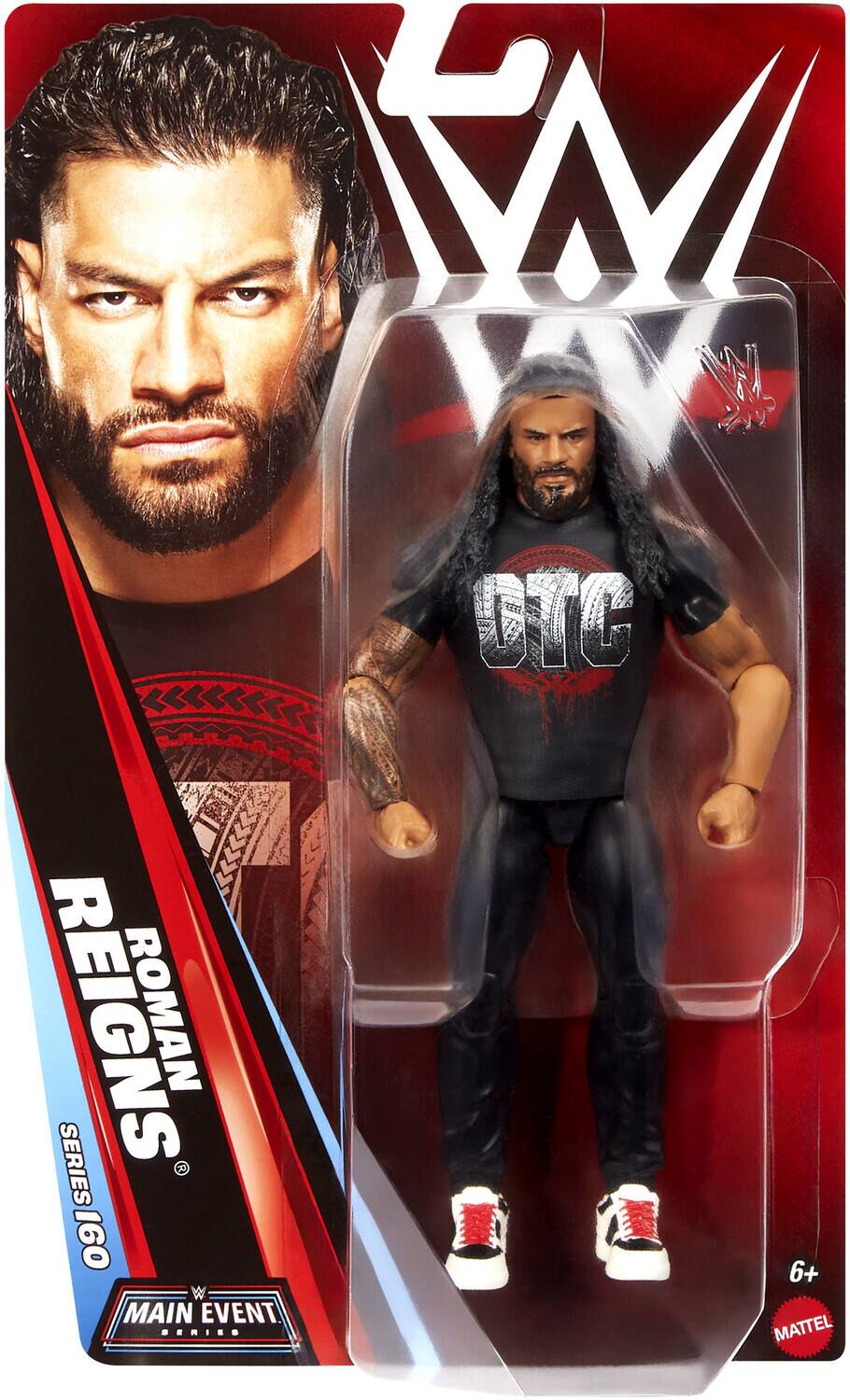WWE  
ROMAN REIGNS  
SERIES 160  
MAIN EVENT  
6+  
MATTEL