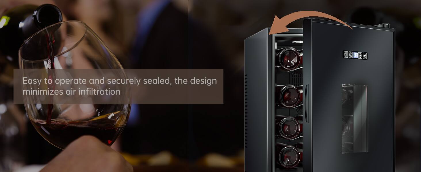 Easy to operate and securely sealed, the design minimizes air infiltration