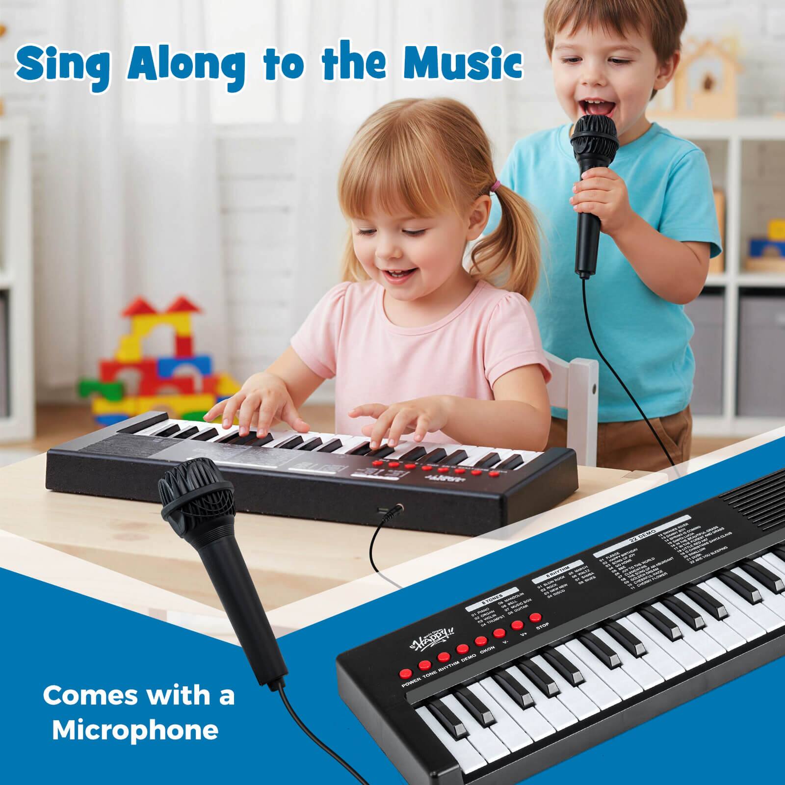 Sing Along to the Music

Comes with a Microphone